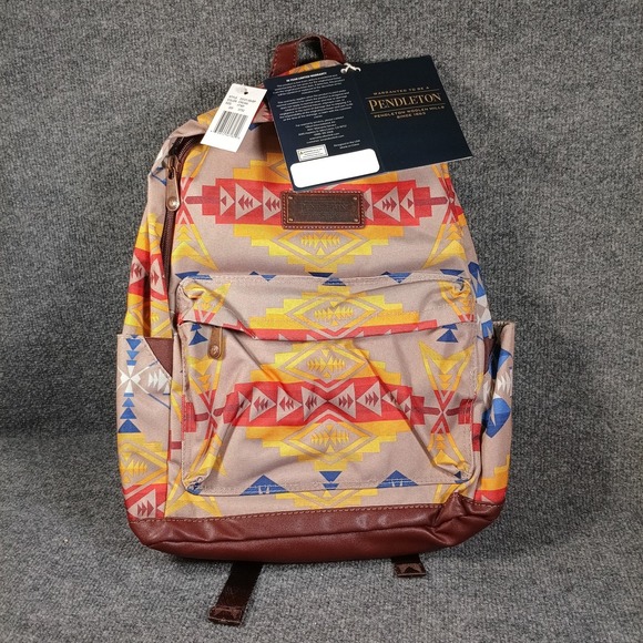 Pendleton Other - Pendleton Backpack Southwestern Aztec Tribal Canvas Pinto Mountain Standard